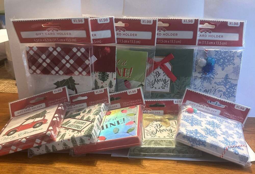 Christmas Gift Card Holders